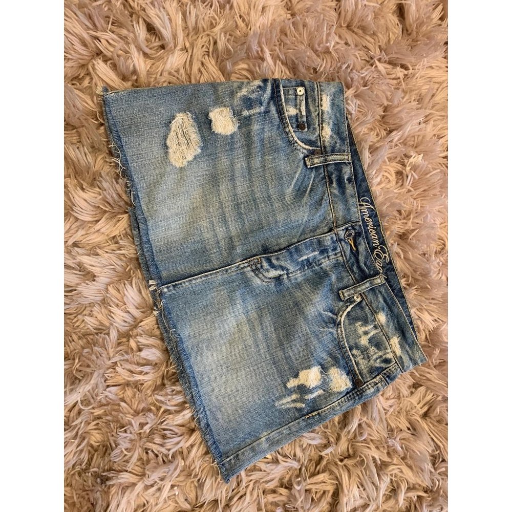 American Eagle Denim Mini Skirt